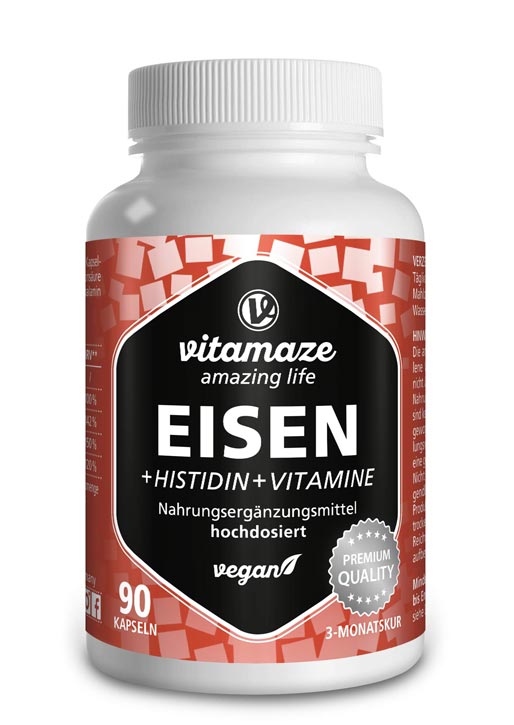 Eisen 20 mg + Histidin + Vitamine