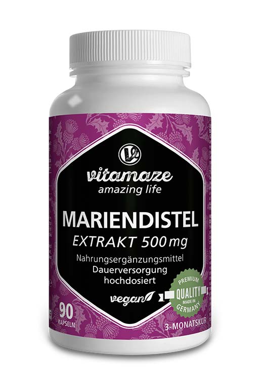 Mariendistel Extrakt 500 mg, Kapseln