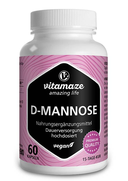 D-Mannose 500 mg hochdosiert Kapseln