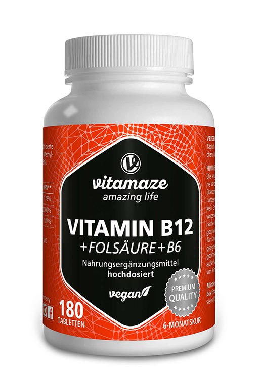 Vitamin B 12 & B9 & B6 Kapseln