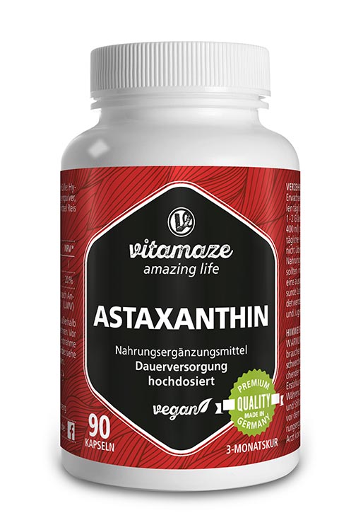 Astaxanthin 4 mg natürlich